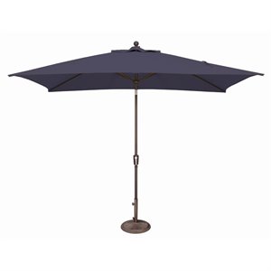 Simply Shade Catalina 120&quot Octagon Push Button Tilt Umbrella in Bronze/Navy