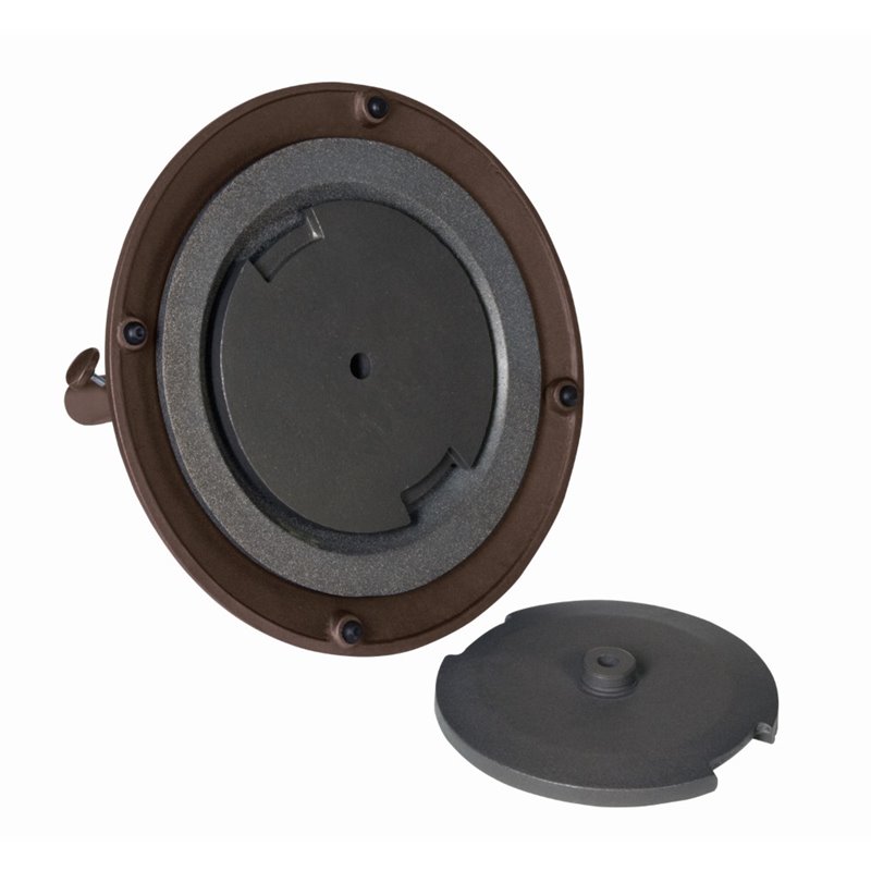 Simply Shade Modern Style Cast Iron Add-on Weight Base in Pewter Finish