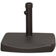SimplyShade Marco Modern Polycrete Umbrella Base in Black Finish
