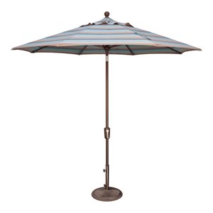 Simply Shade Catalina Octagon Push Button Tilt Umbrella in Gateway Mist