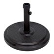 SimplyShade Cove Modern Polycrete Umbrella Base in Black Finish