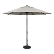 SimplyShade Aruba 9' Octagonal Auto Tilt Patio Umbrella in Silver