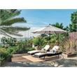 SimplyShade Catalina 11' Octagon Push Button Tilt Umbrella in Silver