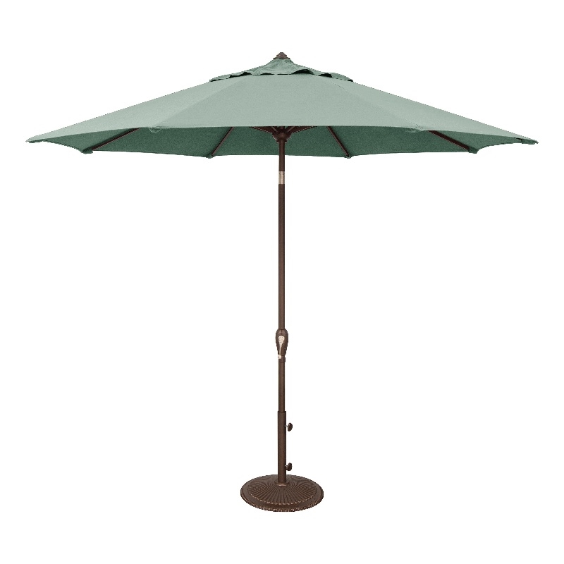 SimplyShade Aruba 9' Octagonal Auto Tilt Patio Umbrella in Spa