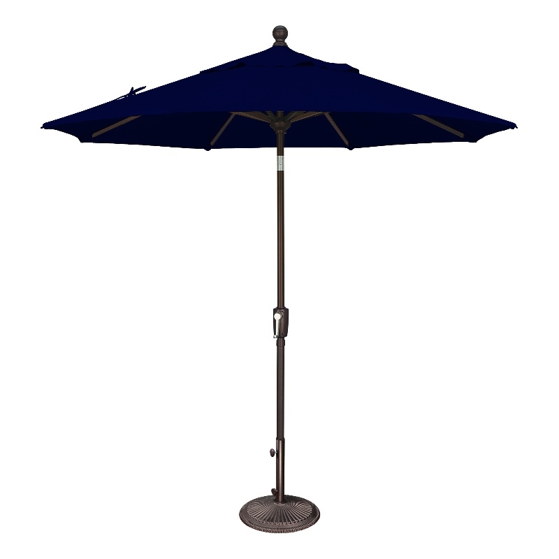 SimplyShade Catalina 7.5' Octagon Push Button Tilt Umbrella in Navy