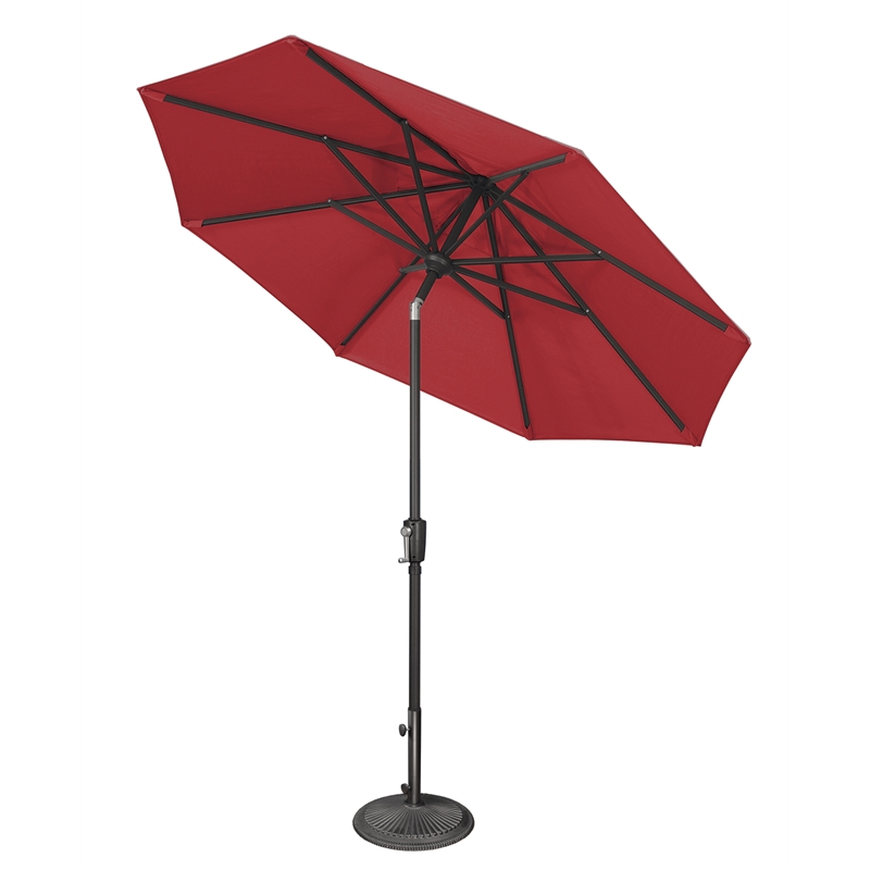 SimplyShade Catalina 7.5' Octagon Push Button Tilt Umbrella in Navy