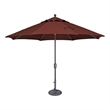 SimplyShade Catalina 11' Octagon Push Button Tilt Umbrella in Henna