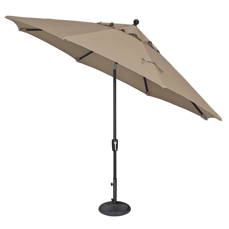 SimplyShade Catalina 11' Octagon Push Button Tilt Umbrella in Navy