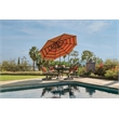 SimplyShade Catalina 9' Octagon Push Button Tilt Umbrella in Spa