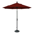 SimplyShade Catalina 7.5' Octagon Push Button Tilt Umbrella in Henna