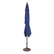 SimplyShade Catalina 6.6' x 10' Rectangle Push Button Tilt Patio Umbrella in Silver