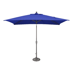 Simply Shade Catalina 6.6' x 10' Rectangle Tilt Umbrella in Blue Sky