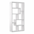 Furniture of America Adeo Contemporary Wood 10-Shelf Bookcase in White