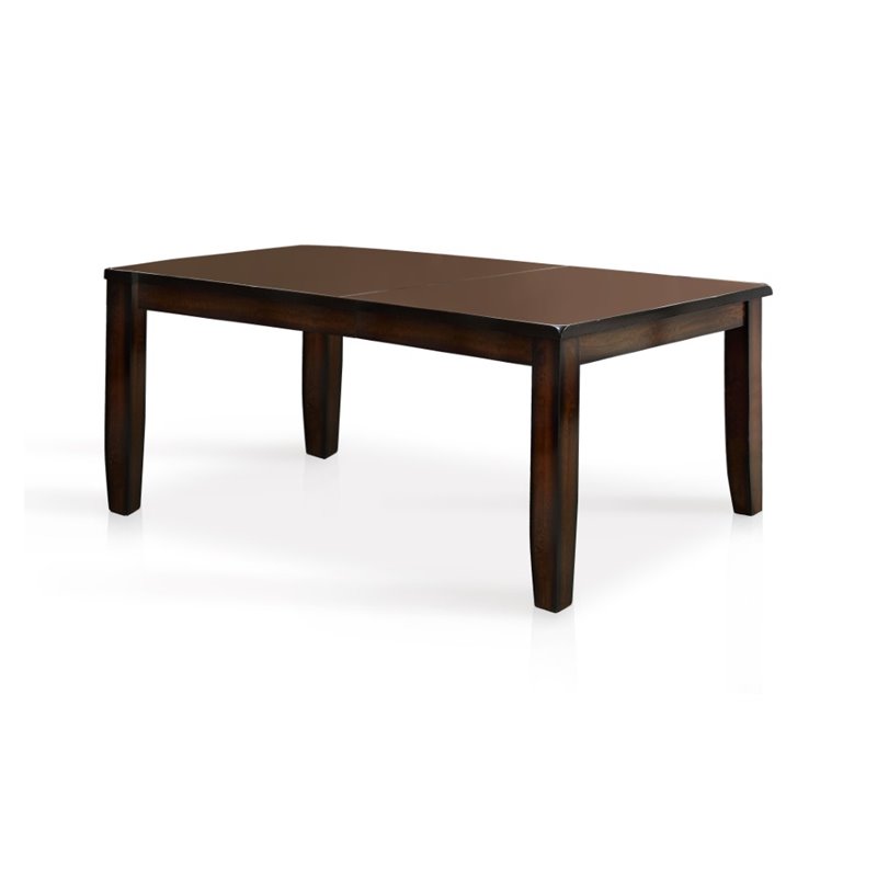 Furniture of America Arlen 9-Piece Wood Extendable Dining Set in Dark Cherry