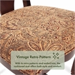 Furniture of America Wilson Wood Padded Dining Chair in Brown Cherry (Set of 2)