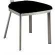 Furniture of America Genaveve Stainless Steel Dining Chair in Silver (Set of 2)