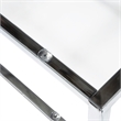 Furniture of America Venzini Square Metal End Table in Chrome