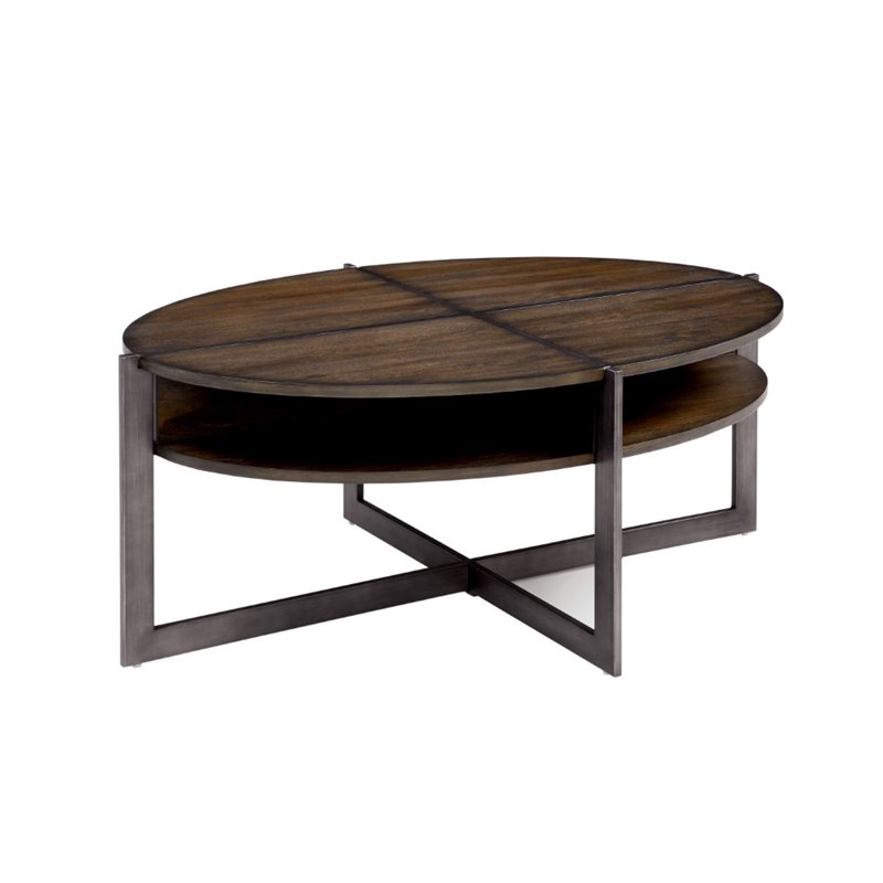 Furniture Palace Prontus Oval Coffee Table In Dark Oak