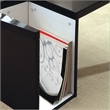 Furniture of America Lucio Contemporary Wood Coffee Table with Storage in Black