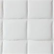 Furniture of America Hellan Fabric Upholstered Full/Queen Headboard in Ivory