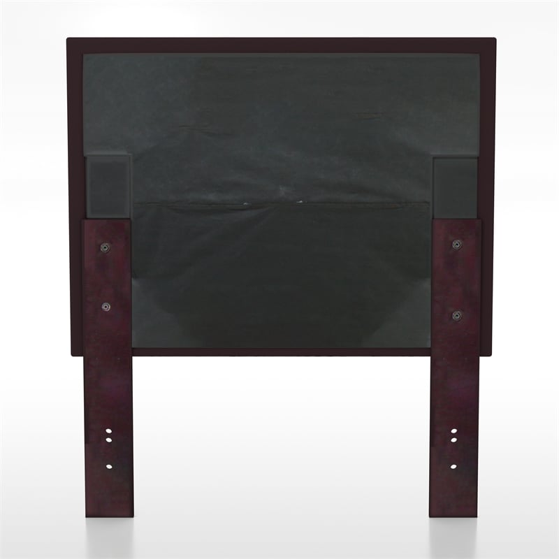 Furniture of America Hellan Fabric Upholstered Twin Headboard in Purple