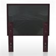 Furniture of America Hellan Fabric Upholstered Twin Headboard in Purple