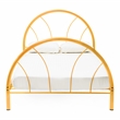 Furniture of America Beasley Contemporary Metal Platform Full Bed in Orange
