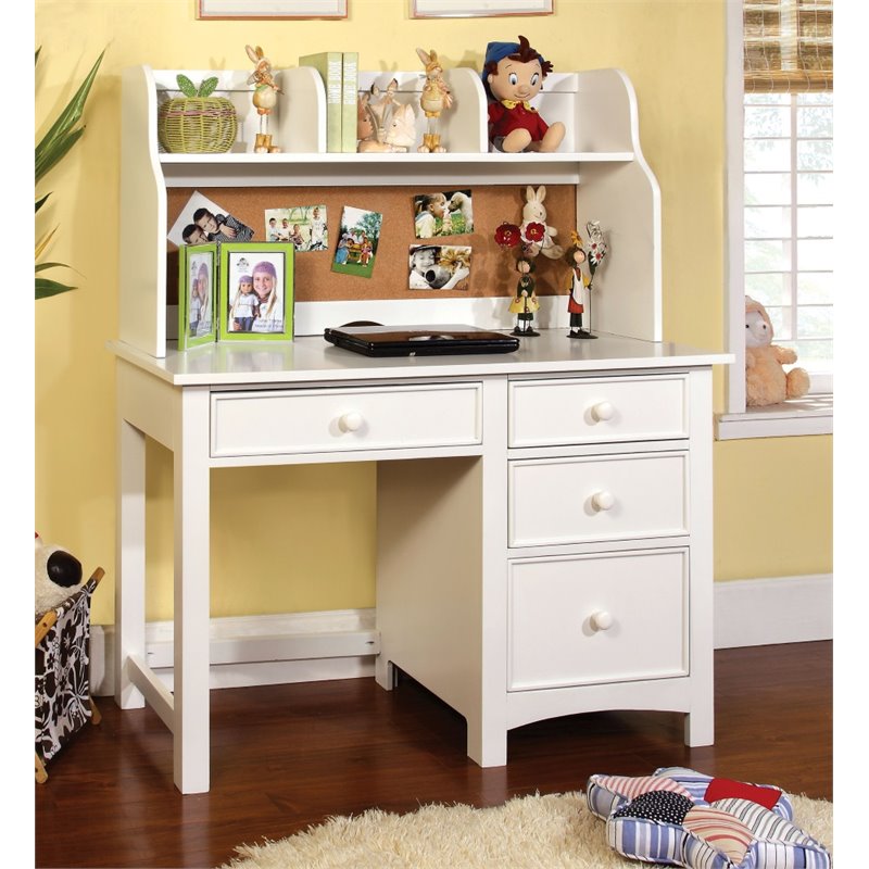 Zoe S Furniture Ruthie Modern Kids Desk With Hutch Ruthie Modern Kids Desk With Hutch