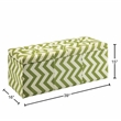 Furniture of America Laina Contemporary Fabric Storage Bench in Green