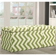 Furniture of America Laina Contemporary Fabric Storage Bench in Green