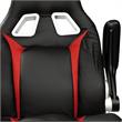 Furniture of America Trevor Faux Leather Adjustable Office Chair in Black