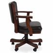 Furniture of America Matlock Traditional Wood Adjustable Gaming Chair in Cherry