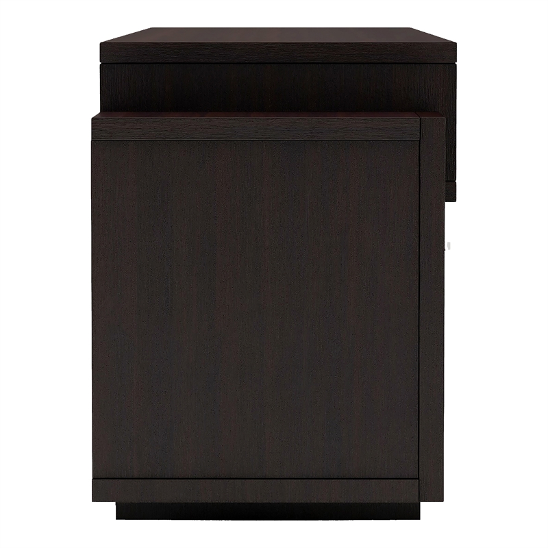 Furniture of America Santex Contemporary Wood 60-Inch TV Stand in Cappuccino