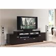 Furniture of America Braswell Wood Multi-Storage 72-Inch TV Stand in Cappuccino