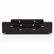Furniture of America Braswell Wood Multi-Storage 72-Inch TV Stand in Cappuccino