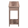 Furniture of America Quaint Modern Wood 1-Drawer Console Table in Light Oak