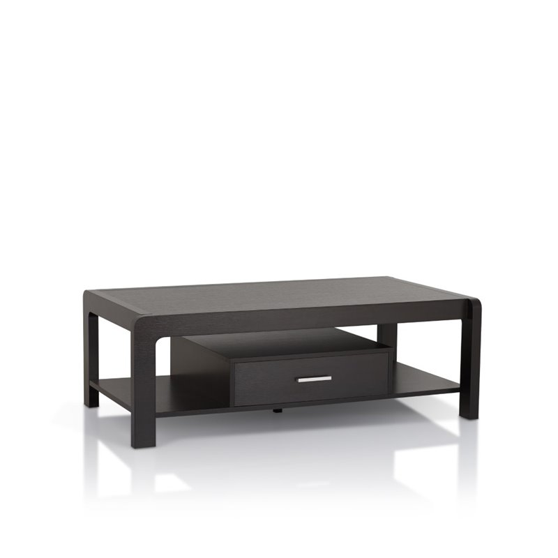 Outdoor Coffee Tables Zoe S Furniture Furniture Of America Travo Coffee Table In Cappuccino