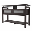 Furniture of America Tayler Contemporary Wood Storage Console Table in Espresso