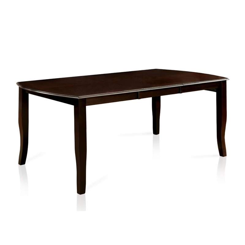 Furniture of America Arriane Solid Wood 6-Piece Dining Table Set in Dark Cherry