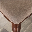 Furniture of America Pienne Wood Padded Dining Chair in Dark Walnut (Set of 2)