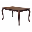 Furniture of America Pienne Transitional 5-Piece Wood Dining Set in Dark Walnut