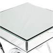 Furniture of America Xander Metal 2-Piece Coffee Table Set in Chrome