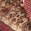 Furniture of America Lozano Faux Leather 2-Piece Sofa Set in Burgundy Red