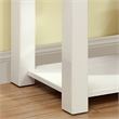 Furniture of America Kristof Wood 1-Shelf Console Table in Glossy White