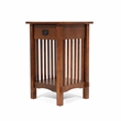 Furniture of America Davis Cottage Wood 1-Drawer End Table in Antique Oak