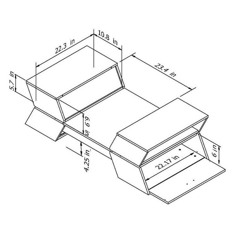 Furniture of America Addison Contemporary Wood Storage Coffee Table in Espresso