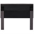 Furniture of America Warscher Fabric King Tufted Platform Bed in Gray