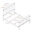 Furniture of America Celinda Metal California King Spindle Bed in Dark Bronze