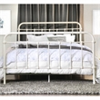 Furniture of America Celinda Metal King Spindle Bed in Vintage White