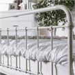 Furniture of America Celinda Metal King Spindle Bed in Vintage White